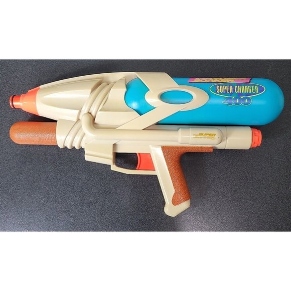 Vintage 1998 Larami Super Soaker Air Pressure Super Charger 400 Water Gun - Picture 1 of 9